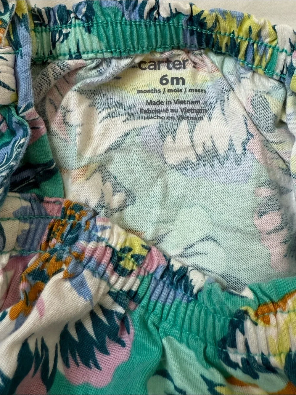Carter's Floral Baby Two-Piece Cotton Outfit